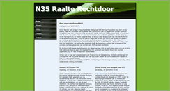 Desktop Screenshot of n35raalterechtdoor.nl