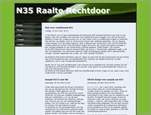 Tablet Screenshot of n35raalterechtdoor.nl